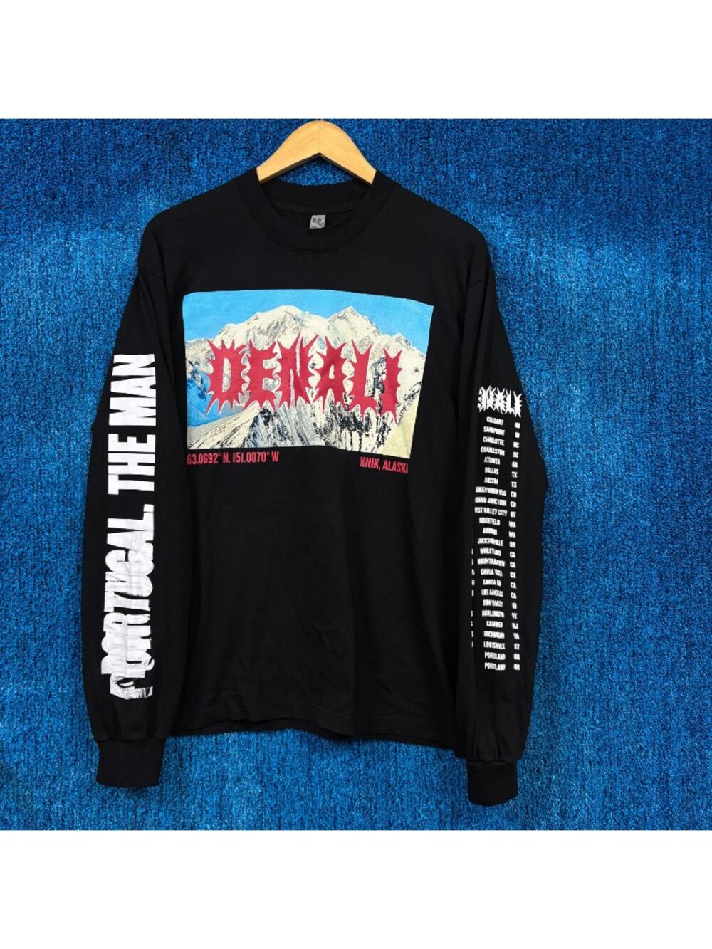 Portugal The Man Denali Rock LS Shirt Size Medium